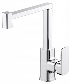 Смесител за кухня ICF 7163185, месингов, хром, с удължено рамо, 31.1x20см 