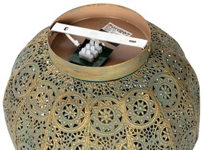 Ориенталски таванен аплик златист със зелен 28,5 см - Baloo