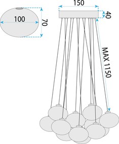 Пендел MS025-13CP Chrome