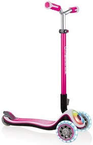 Globber  -  Тротинетка Elite Prime със светещи колела - Розова