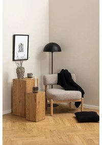 Бежово кресло от плат букле Burley – Actona