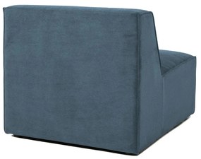 Син модулен диван от рипсено кадифе (среден модул) Sting – Scandic