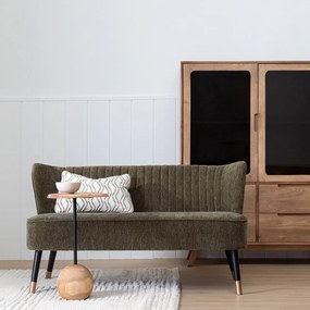 Зелен шенилов диван 134 cm Glam – Ixia