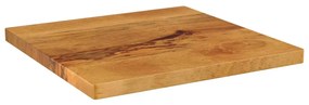371651 vidaXL Плот за маса, 50x50x3,8 см, квадратен, манго масив
