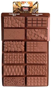 Кафява силиконова форма за шоколад TORO
