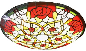 Brilagi - витражен таванен плафон в стил Tiffany GARLAN 2xE27/60W/230V