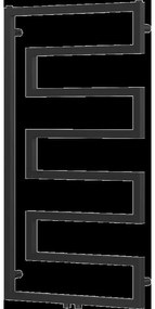 Mexen Флорида декоративен радиатор 1080 x 600 мм, 358 W, черен - W206-1080-600-00-70