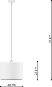 Бяло детско осветително тяло Puss – Sollux