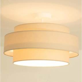 Brilagi - Плафон RESNA 1xE27/60W/230V Ø 40 см бежов