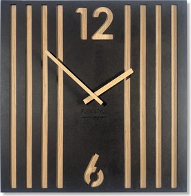 Дизайнерски стенен часовник LAMELE 50 x 50 cm