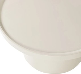 Сиво-бежова кръгла масичка за кафе ø 70 cm Veluna – WOOOD