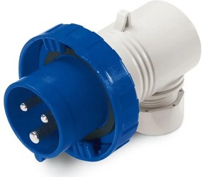 Scame Промишлен щепсел 2P+Е 16A 250V IP66/67, 6h серия Eureka подвижен, 90гр.  - 226.1633