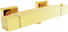 Mexen Cube термостатичен душ батерия, златен - 77200-50