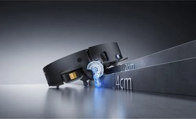 Прахосмукачка робот Dreame Aqua 10 Ultra Track RLR81CE-BK, 25000 Pa, 200 мин, 3.5/4 л, Сухо/мокро, AI камери, VersaLift DToF, Автоматично почистване на моп при 100°C, Черен