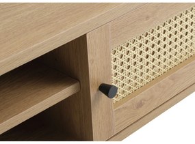 Маса за телевизор от декор от дъб в естествен цвят 120x43 cm Pensacola – Unique Furniture