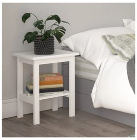 Бяло нощно шкафче Trento - Støraa