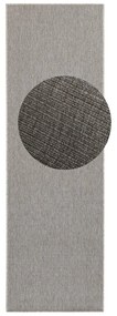 Сива пътека за открито и закрито 80x350 cm Nature – Hanse Home