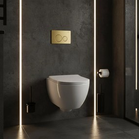 Бутон за тоалетна Rea I K011A-Q Gold Brush