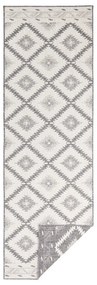 Сив и кремав килим на открито , 80 x 350 cm Malibu - NORTHRUGS