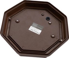 Селска таванна лампа ръждиво кафява 21,3 см IP44 - Bri