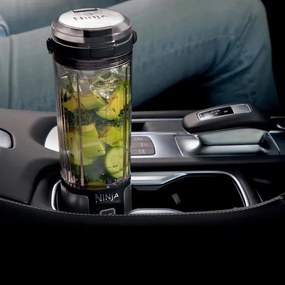 Разопакован: Преносим блендер Ninja Blast BC151EUBK, 7.4W, 530 мл, Стоманен нож с 6 остриета, Трошене на лед, До 10 цикъла, Без BPA, USB-C, Черен