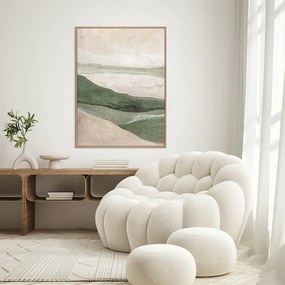 Ръчно рисувана картина 90x120 cm Green Field – Malerifabrikken