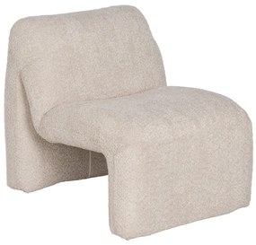 Бежово кресло от плат букле – Ixia