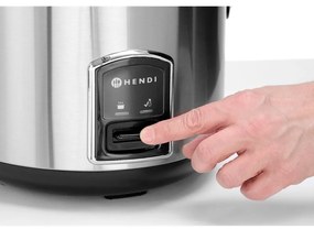 Уред за готвене на ориз в черно и сребристо – Hendi