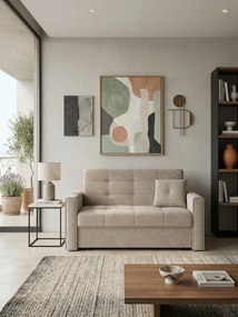 Разтегателен диван Viva Lux II-бежов