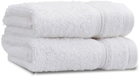 Бели памучни кърпи в комплект от 2 бр. от тери 30x30 cm Zero Twist – Catherine Lansfield