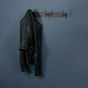 Черна метална стенна закачалка Chapman - Spinder Design