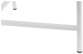 Бяла метална кръгла масичка за кафе ø 50 cm Meseta – Leitmotiv