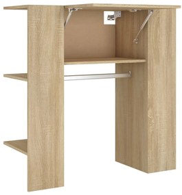 808768 vidaXL Шкаф за антре, дъб сонома, 97,5x37x99 см, инженерно дърво