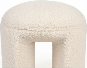 Кремав тапициран стол Noxx – White Label