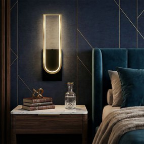 Аплик LED APP1782-W Brush Gold/Black