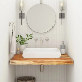 370258 vidaXL Плот за баня, 60x60x2,5 см, квадратен, масивно дърво акация