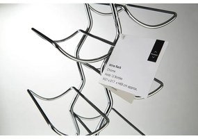 Метален стелаж за вино в сребристо, брой бутилки 12 Jaxen – Premier Housewares