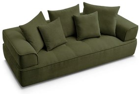 Зелен шенилов диван 237 cm Whesley – Bobochic Paris