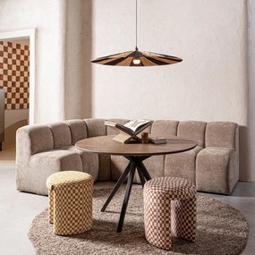 Жълт тапициран стол Charlie – WOOOD