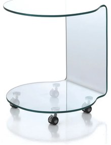 Стъклена кръгла масичка ø 50 cm Move - Tomasucci