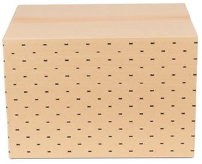 Комплект от 2 бежови кутии за съхранение Teddy, 42 x 30 cm - Compactor