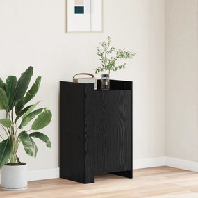 Sonata H Сайдборд Черен дъб 45x35x75 см Инженерна дървесина