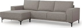 Сиво-кафяв ъглов диван (ляв ъгъл) Copenhagen - Scandic