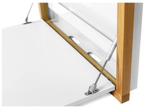 Бяла маса за накланяне, монтирана на стена Brenta - Woodman