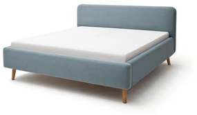 Синьо-сиво двойно легло , 160 x 200 cm Mattis - Meise Möbel