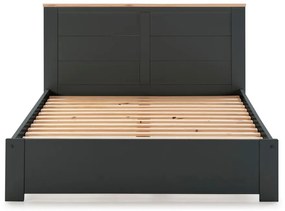 Антрацитно двойно легло 140x190 cm Akira - Marckeric