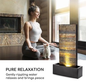 Blumfeldt Raincastle, градински фонтан, 12 LED, помпа 8 W, IPX8, Loopflow Concept