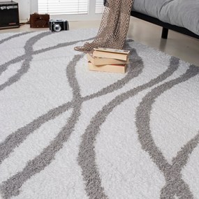 Килим за антре (80 x 300) Puffy 7757 Бял
Сив
