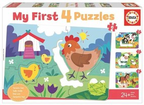 Пъзел Educa My First Puzzles 8 Части (8 + 7 + 6 +5 pcs)