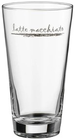 Стъклени чаши с лъжици в сребрист цвят в комплект от 6 броя 280 ml - WMF